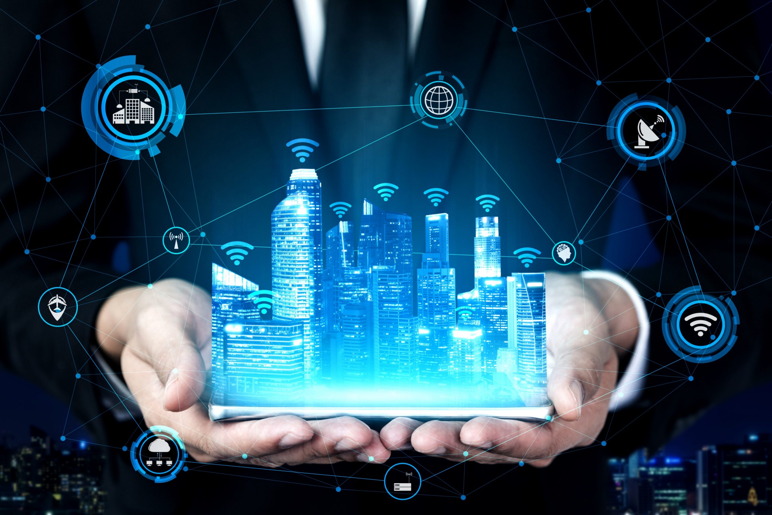 5G Communication Technology Wireless Internet Network for Global Business Growth, Social Media, Digital E-commerce and Entertainment Home Use.