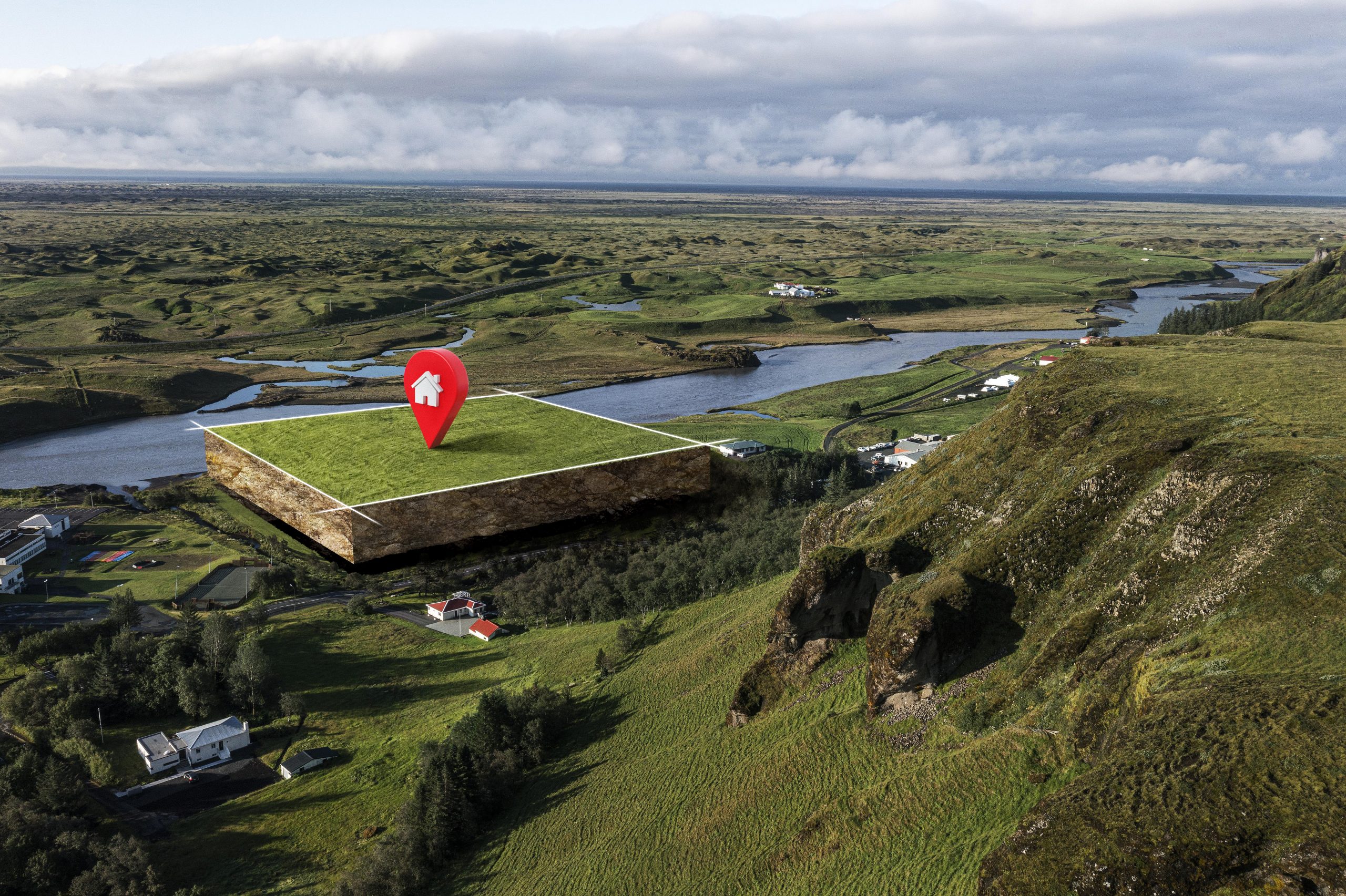 delimitation-land-plots-concept