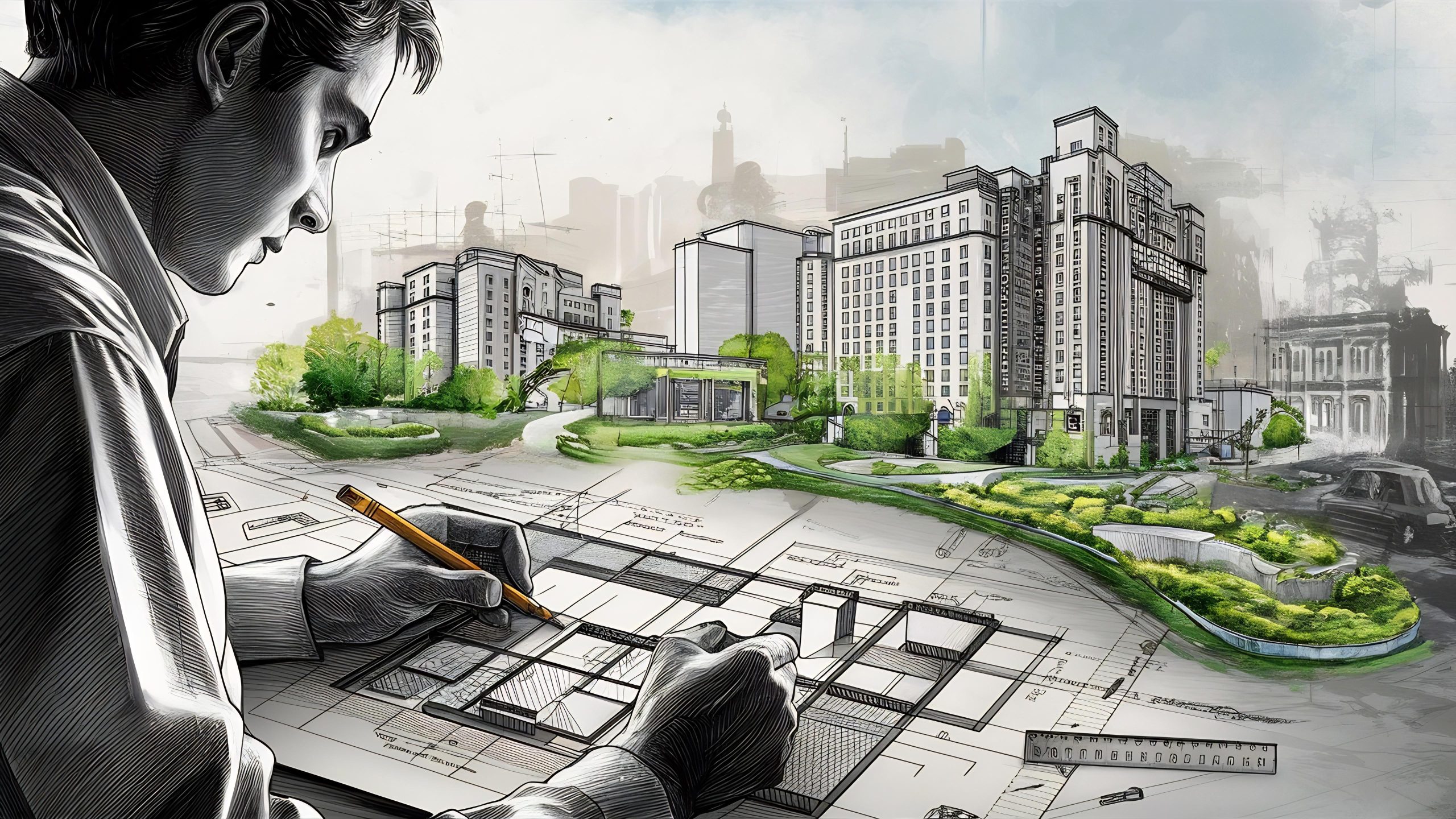 side-view-architect-developing-realty-project